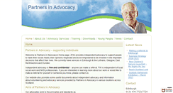 Desktop Screenshot of partnersinadvocacy.org.uk
